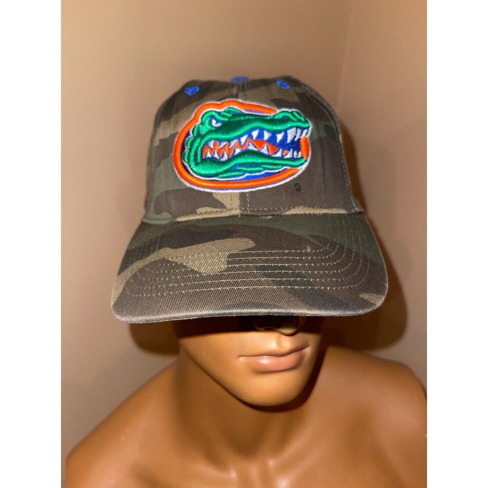 Collegiate Florida Gators Men's Camouflage Camp Snapback Embroidered Hat Cap VTG